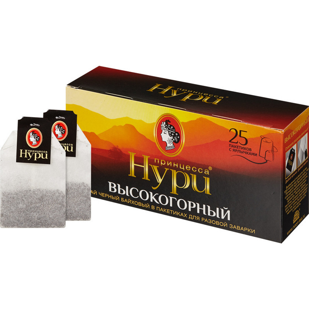 Чай Нури 25*пакет Высокогорный с/я (18шт) 0197-18