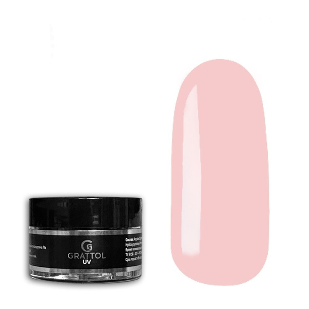 Grattol Camouflage Gel Iron 04 - Гель камуфлирующий, 15 мл