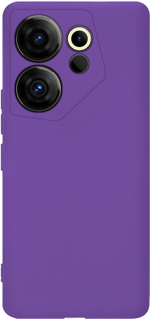 Мягкий Soft Touch чехол из силикона для TECNO CAMON 20 PREMIER с бархатной подкладкой