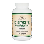 Double Wood Supplements - Cordyceps Mushroom - 210 x 500 mg capsules