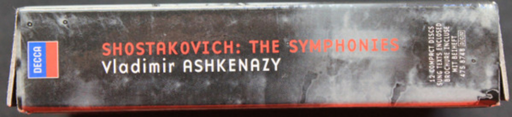Сборник / Shostakovich: The Symphonies (12CD)