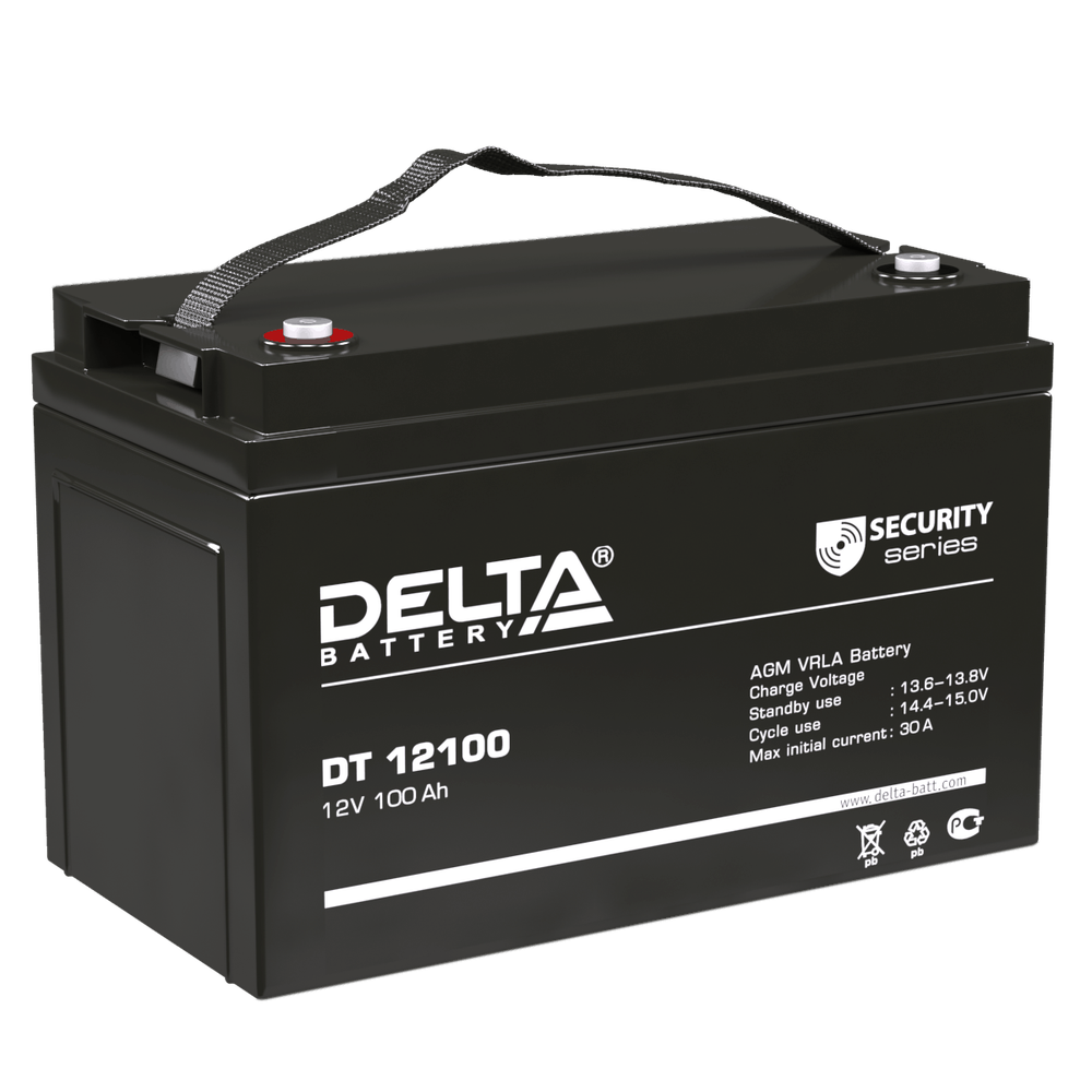 Аккумулятор DELTA DT 12100 - AGM ( 12В / 100Ач )