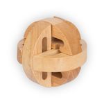 Головоломка деревянная, 1 шт, Сфера 6 элементов, Delfbrick DLS-04