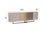 Комод Garda Decor Космос (Space) 220*45*76 см
