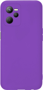 Мягкий Soft Touch чехол из силикона для REALME C35 с бархатной подкладкой