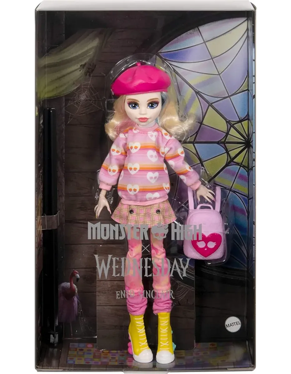 Кукла Монстер Хай Энид Синклер HXJ05 | Monster High Enid Sinclair | модельная кукла | 6+