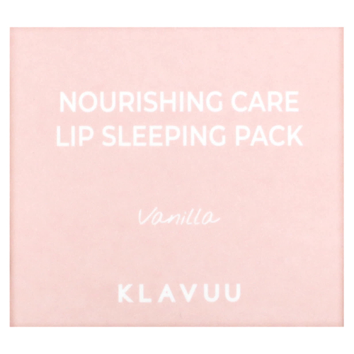KLAVUU, Nourishing Care, ночная маска для губ, ваниль, 20 г (0,70 унции)