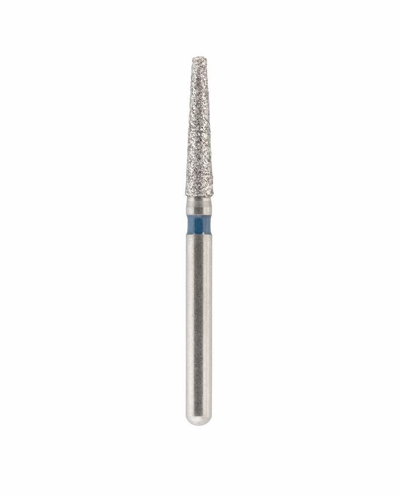 Бор алмазный 847KR 016 FG, синий, 1 шт. Форма: конус с закругленным концом., JOTA, Швейцария