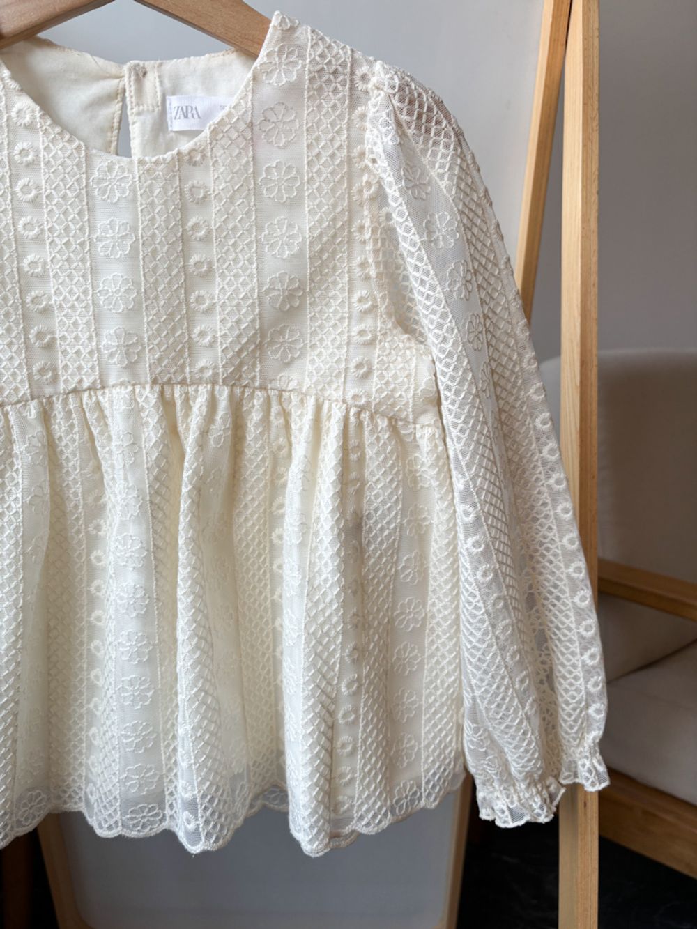 Кружевная блузка Zara, 116