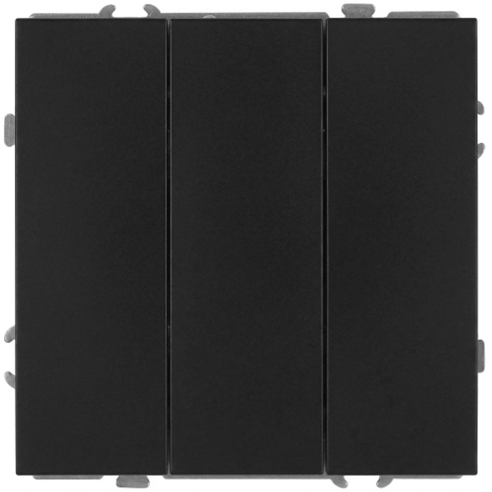 Выключатель ЭРА Galaxy 15-1107-05 тройной 10АХ-250В IP20 антрацит | Эра Galaxy