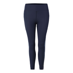 Женские теннисные брюки Quiet Please Rainbow Match Tight Women - Dark Blue