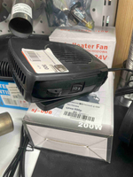 24V / Автомобильный обогреватель лобового стекла салона, 150 Вт, 24V, кабель 1.2 м, от прикуривателя, минипечка, TG (1 шт)