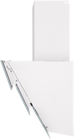 HOMSAir VERTICAL 60 Glass White