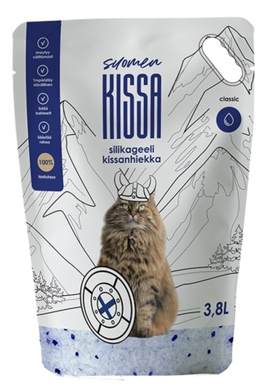 Наполнитель Suomen Kissa силикагель Оригинал для кошек 7,6 л