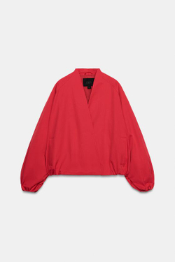 ZARA КУРТКА-БОМБЕР — ZW COLLECTION, КРАСНЫЙ