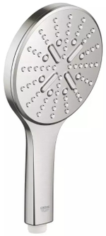 RainShower SmartActive 130 Ручной душ, круглый, 3 режима струи, 9.5 л/мин, цвет: суперсталь