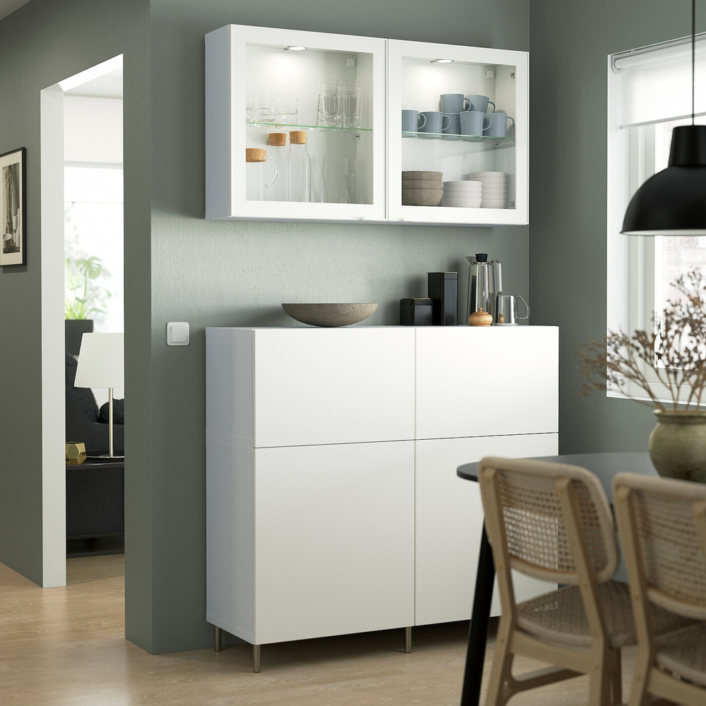 IKEA ÖSARP (ИКЕА ОСАРП) — Ножка, сталь, 10 см, фото 3