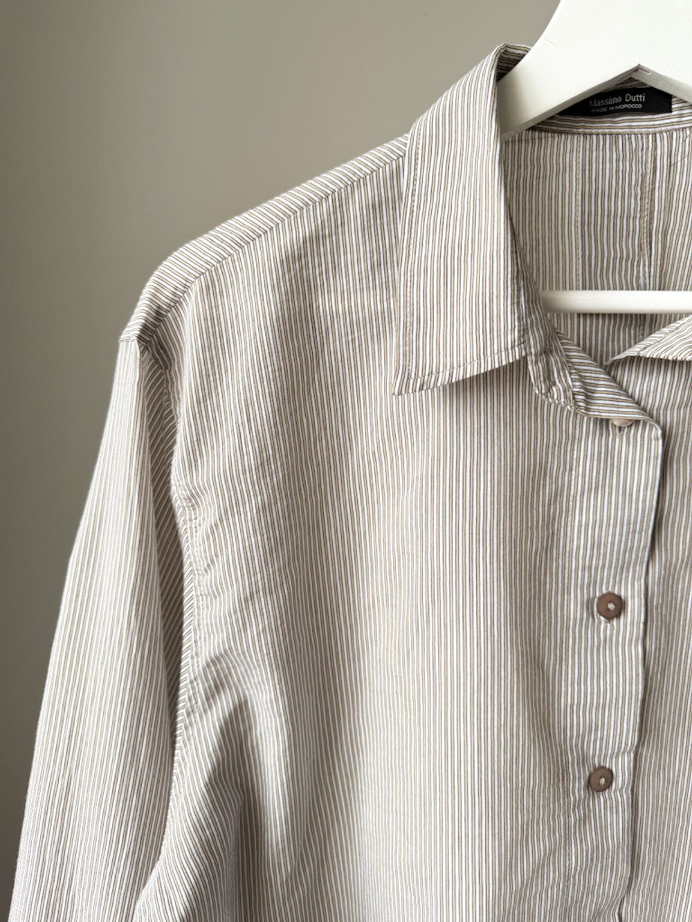Хлопковая рубашка Massimo Dutti, М