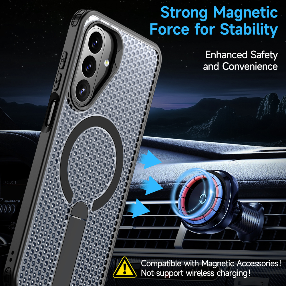 Прозрачный чехол Mesh Pro Magnetic Case для Samsung Galaxy A27 5G
