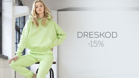 Скидка 15% на одежду Dreskod! 💣