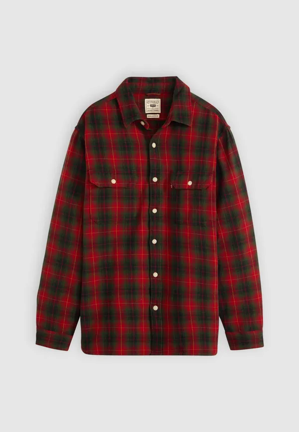 Рубашка мужская LEVI'S JACKSON WORKER CALVIN PLAID RHYTHMIC RED