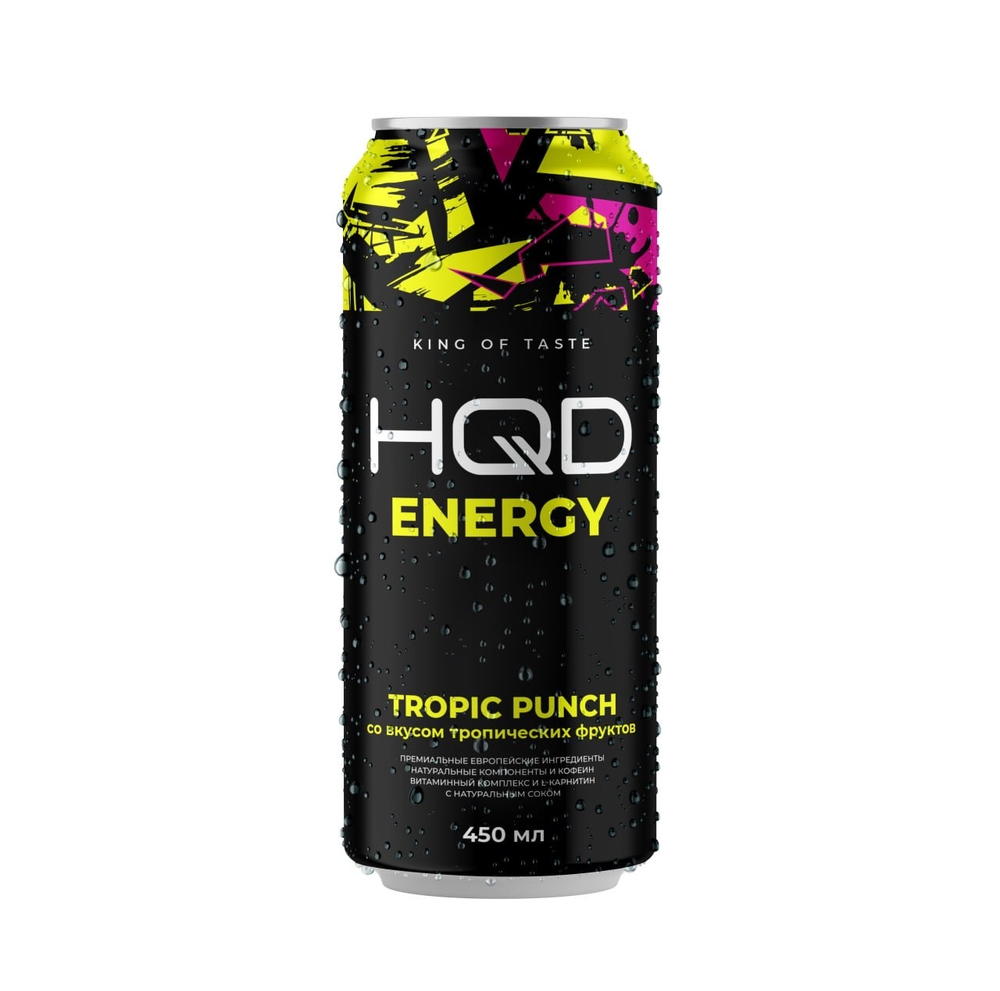 HQD Energy Tropic Punch 0,45л (Кр.12) 1шт.