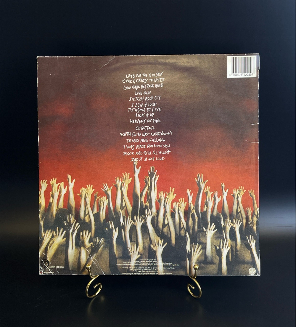LP Kiss - Smashes thrashes & Hits. Зарубежный хард рок. Виниловая пластинка 12 дюймов. Югославия 1988 год.