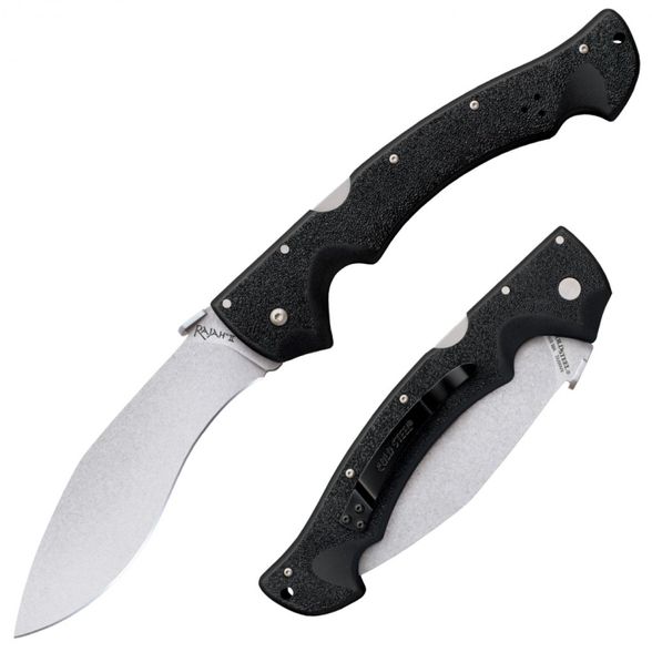 Цена наНож складной Cold Steel Rajah II, сталь Aus-10A, рукоять Griv-Ex, черный