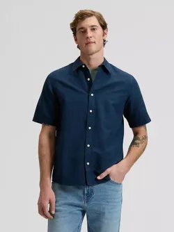 Рубашка мужская LEE SS LEE SHIRT RIVET NAVY