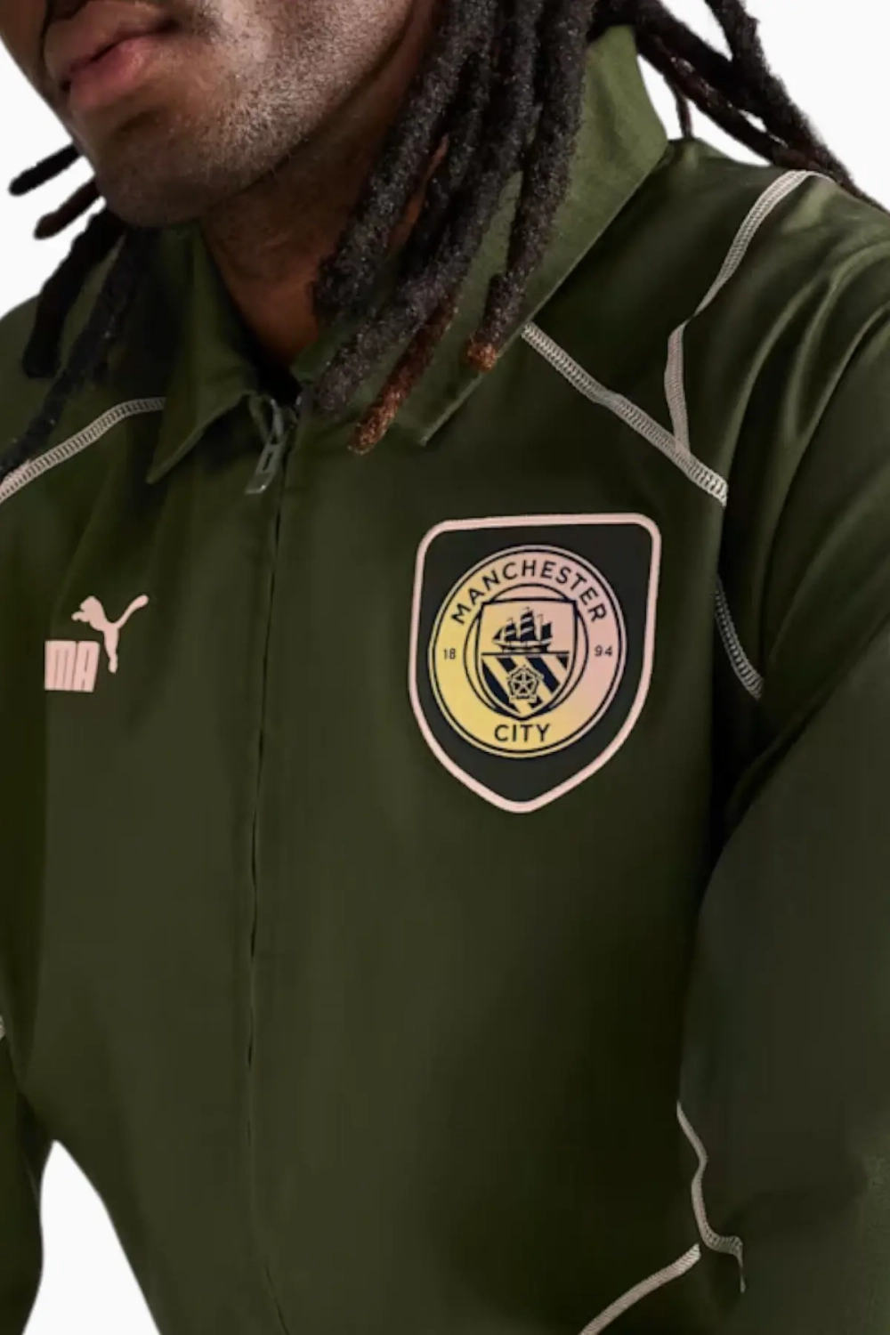 Кофта Puma Manchester City 24/25 ftblStatement - зеленый