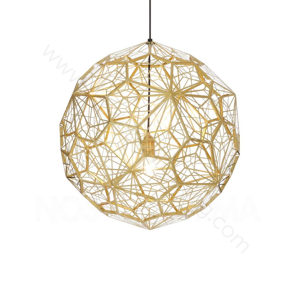 Pendant design lamp  Etch Web by Tom Dixon (Gold)