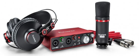 FOCUSRITE Scarlett Studio 2nd Gen студийный комплект