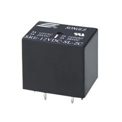 Реле электромагнитное SRE-12VDC-SL-2C