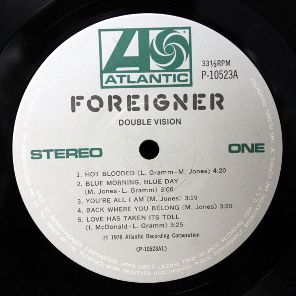 Foreigner / Double Vision (LP)
