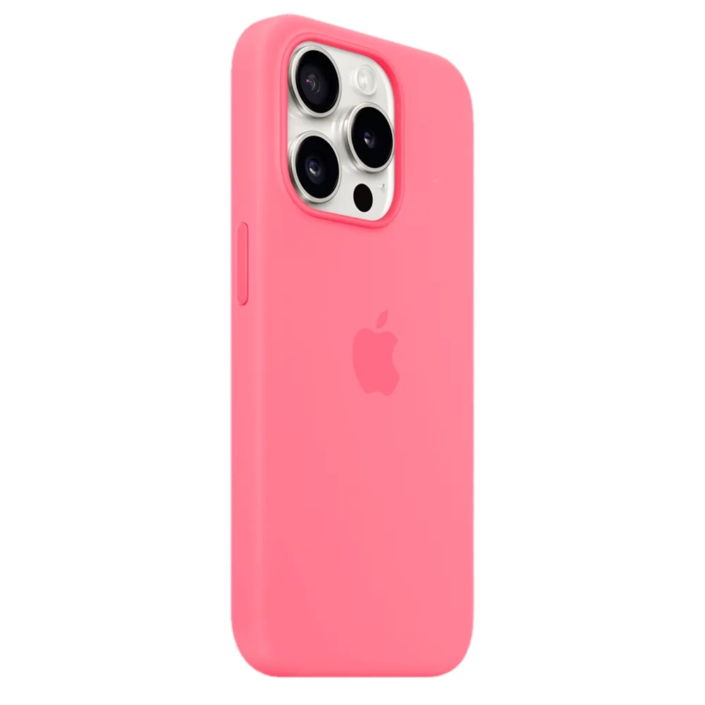 Силиконовый чехол с поддержкой MagSafe Apple Silicone Case для iPhone 15 Pro Max, Pink (Розовый)