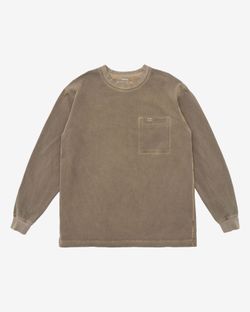 Лонгслив SS24 Garment Dyed Cocoa коричневый