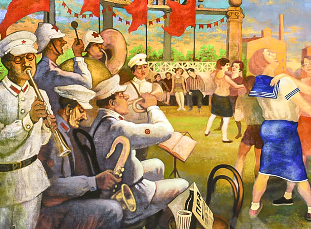 Русаков-Сысоев Вадим Александрович. Танцы. Холст, масло. 2000