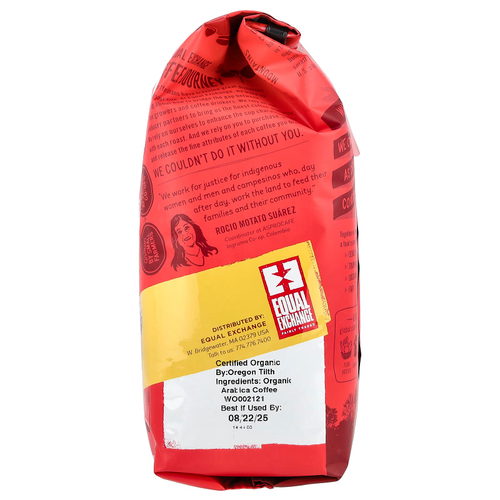 Equal Exchange, Organic Coffee, Love Buzz, цельные зерна, французская обжарка, 340 г (12 унций)