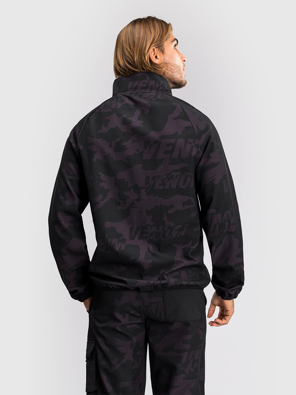 Худи Venum Trooper Black/Deep Purple