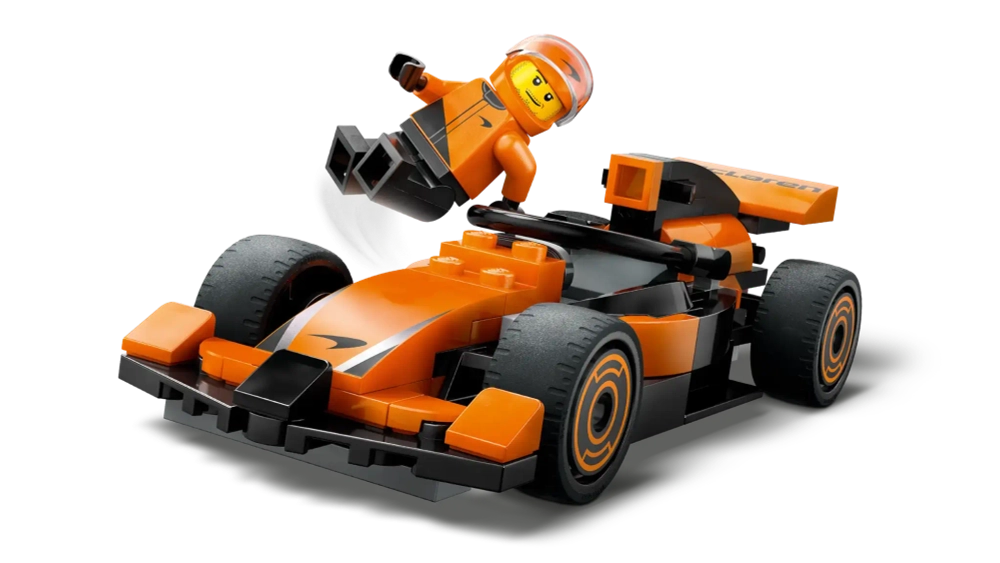 Конструктор LEGO City 60442 Гонщик Формулы-1 на гоночном автомобиле McLaren