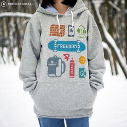 Худи Freedom Серый