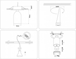 Встраиваемый светильник на штанге Ambrella Light TA TA1272