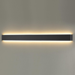 4294/40WL HIGHTECH ODL22 439 черный/металл Настенный светильник IP20 LED 40W 3245Лм 3000K FRAMANT