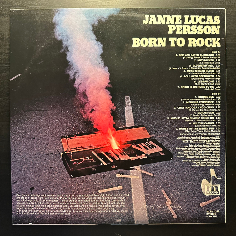 Janne Lucas - Born To Rock (Швеция 1978г.)