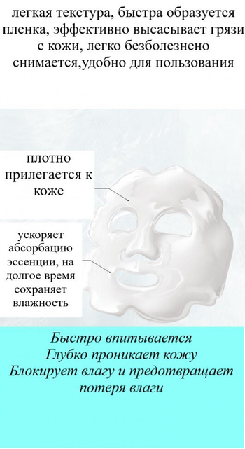 Маска-пленка Zoo-Son многофункциональная с ниацинамидом Peel Off Tear Mask 4 мл