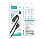 Usb Кабель-зарядка Lightning Hoco X120 3A 1м черный