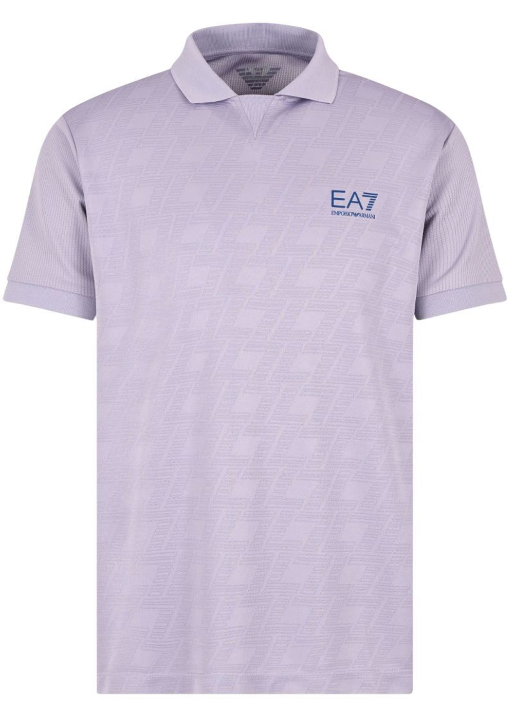 Мужское теннисное поло EA7 Man Jersey - Фиолетовый