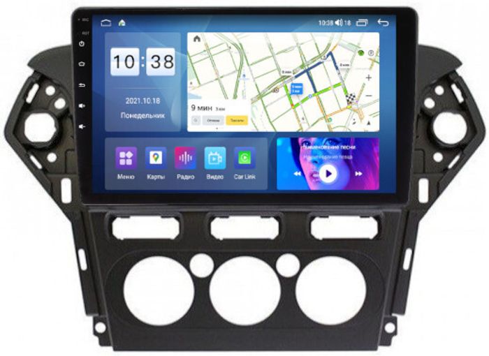 Магнитола для Ford Mondeo 4 2010-2015 - Parafar PF145LUX1XHD на Android 13, CarPlay, 4G SIM-слот