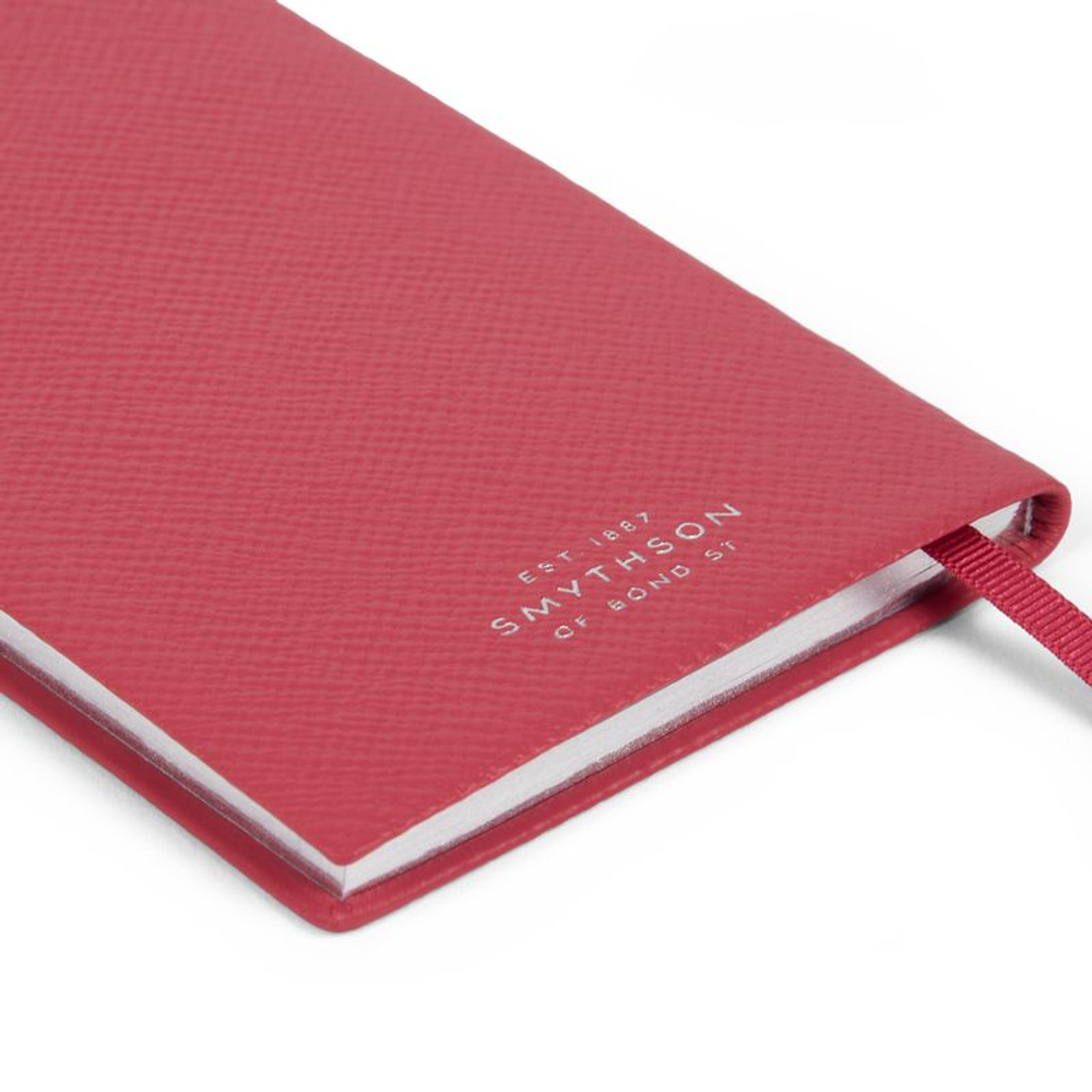 Smythson Ежедневник-блокнот 2026 Panama Weekly Diary, Nile Blue