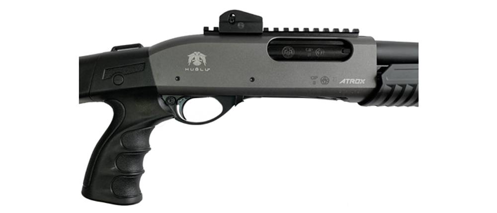 HUGLU Atrox Tactic Grey 2 калибр 12x76 Pump Action Shotgun